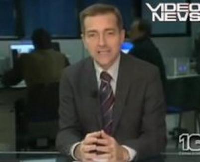 Bătaie 'live' în jurnalul de ştiri (VIDEO)
